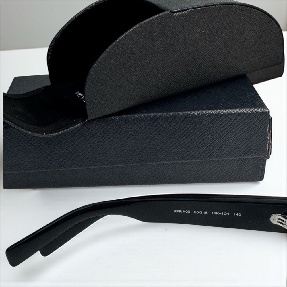 Prada Eyeglass Frames | Black Rectangle - image 5